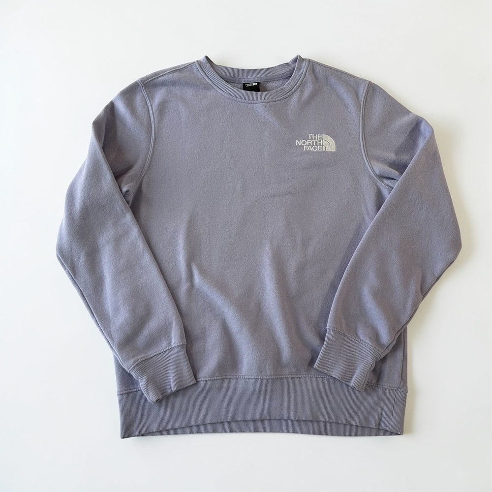 The North Face Lavender Purple Crewneck Pullover Relaxed Fit Sweatshirt Size M - Picture 5 of 9